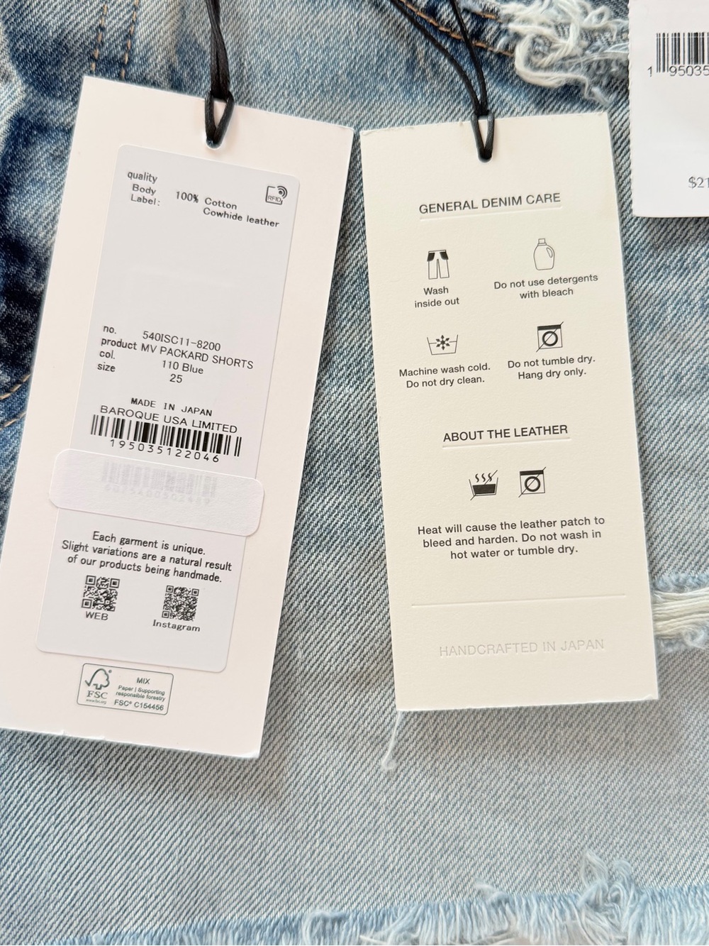 MOUSSY Distressed Denim Shorts - Picture 3 of 9